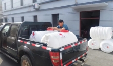 中国红十字基金会驰援陕西、河南抗旱物资陆续发放
