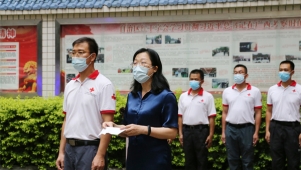 广西红十字援豫救援队员凯旋