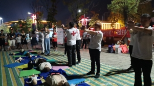 国庆假期桂林红十字系统开展形式多样志愿服务活动